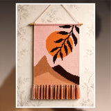 Mountain Sunset Tapestry Crochet Pattern: Boho Wall Hanging (PDF Pattern)